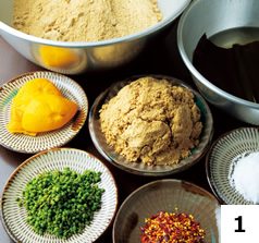 ぬか床を作る材料